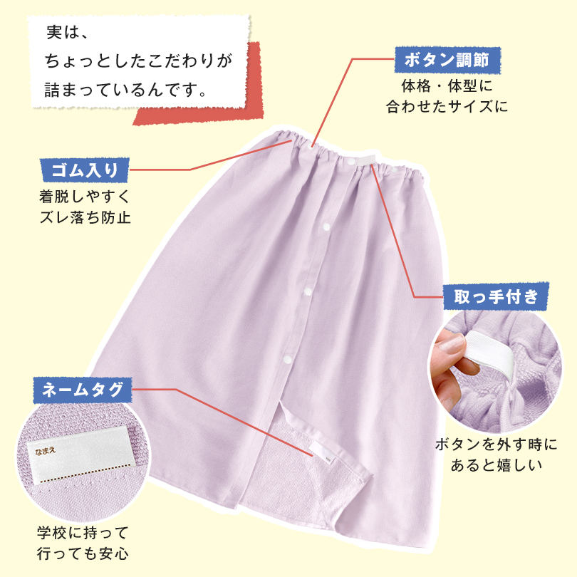 日本製 泉州タオル ラップタオル プール タオル 巻きタオル キッズ 女の子 男の子 スイミング 夏 水泳